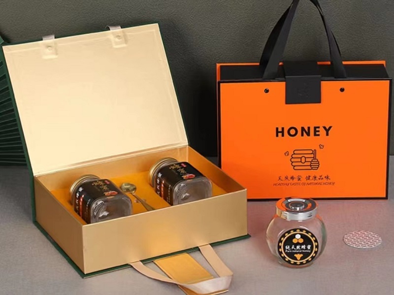 蜂蜜礼盒手提袋定做——将优雅与实用完美结合的包装袋（三）